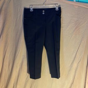 Alfani petite size 6 navy capris